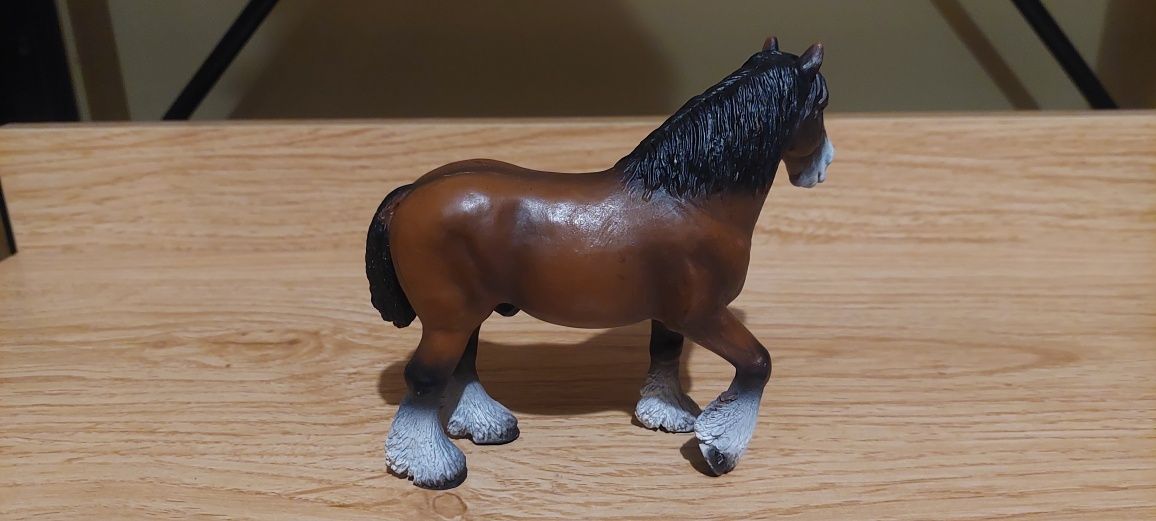 Schleich koń shire wałach figurki zwierząt unikat model wycofany 2000