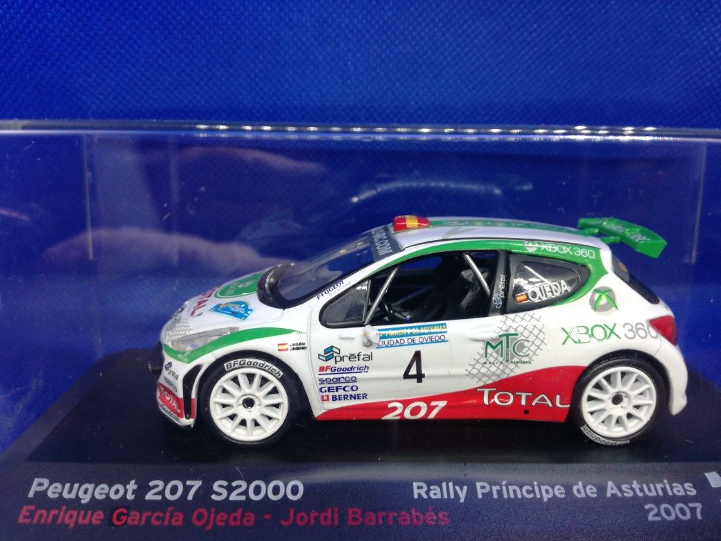N49 Miniaturas 1/43 Peugeot de Rallys Estado novo