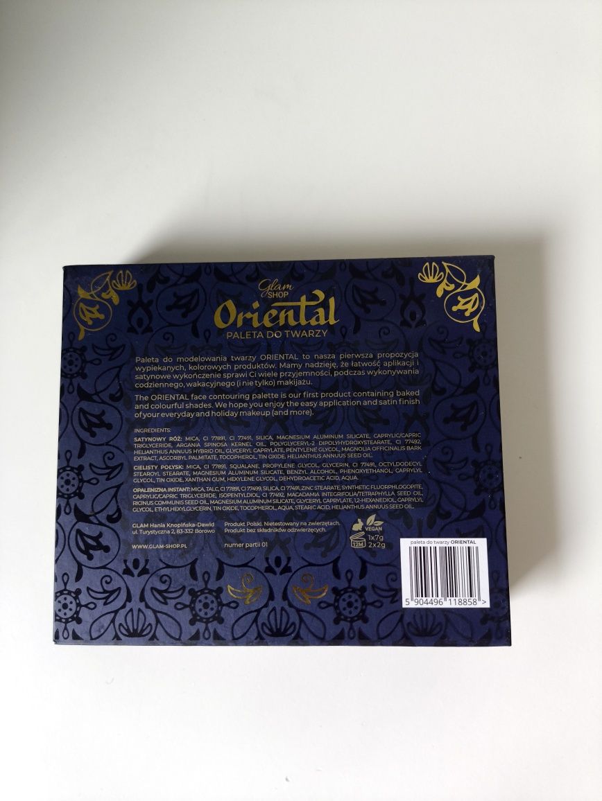 Paleta do modelowania twarzy Glamshop Oriental
