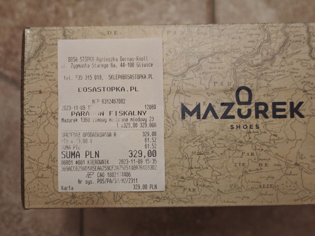 Buty jesienne / zimowe, te-por, wodoodporne, skóra, rozm 25, gwarancja