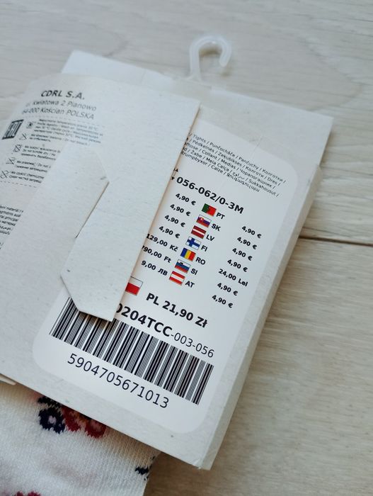 Rajtuzy rajstopy Coccodrillo 56/62