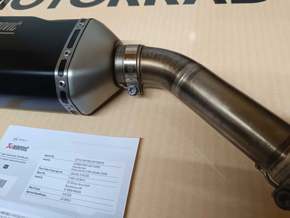 Ponteira Akrapovic BMW F850GS ou F750GS F900GSA como NOVA