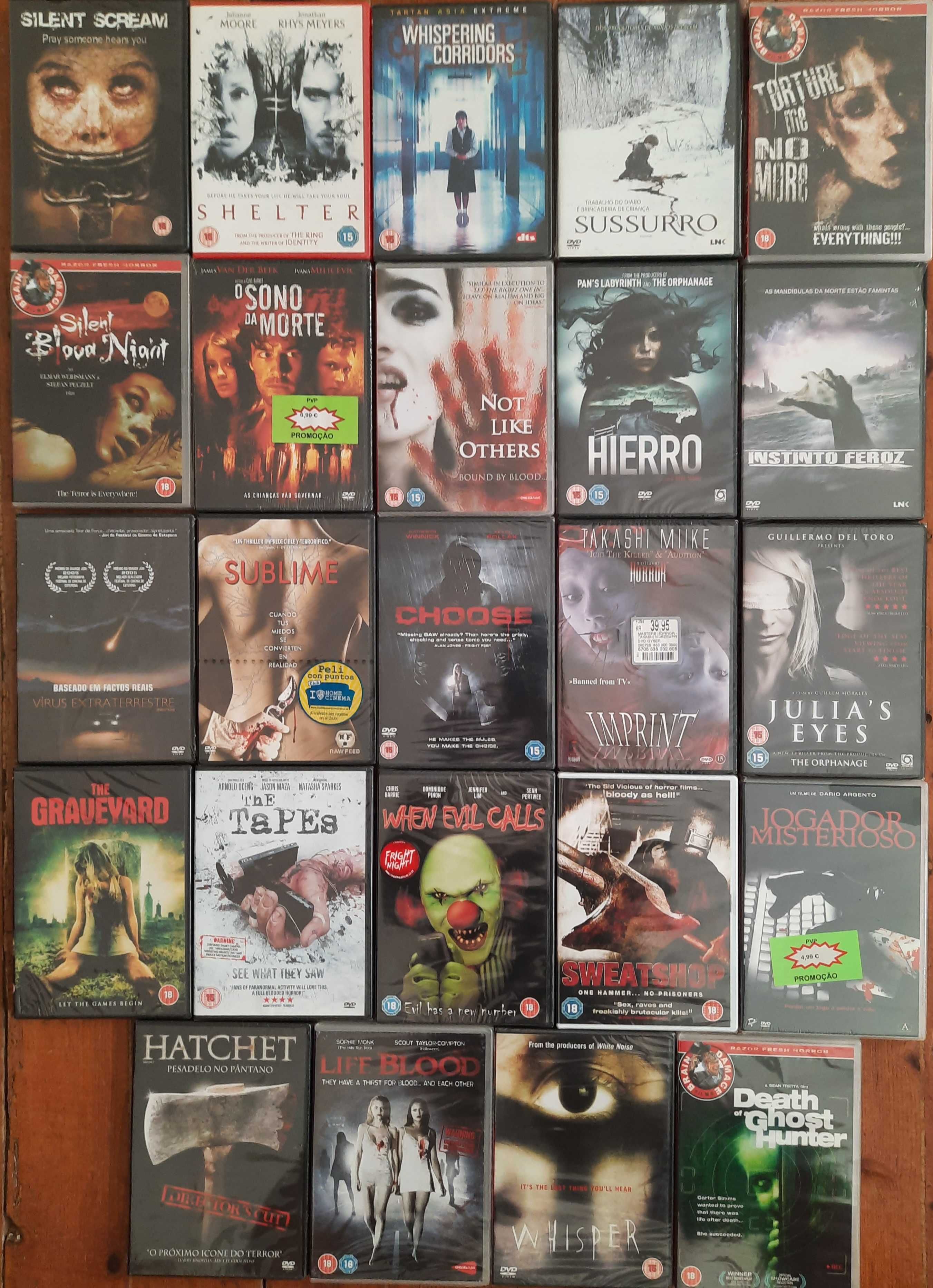 Filmes de terror (Dvd) para amantes e coleccionadores 2