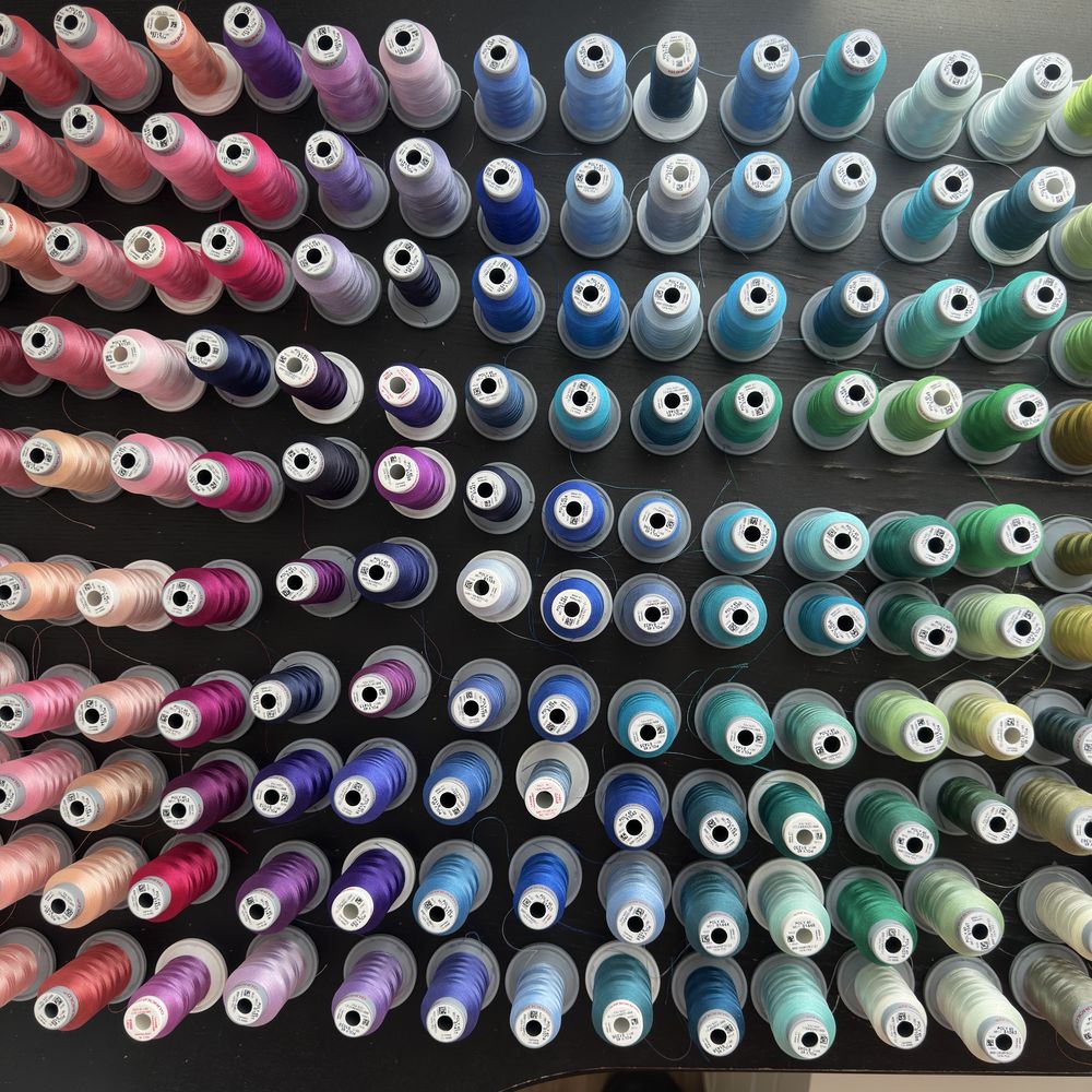 Conjunto de linhas Gunold Poly 40 para bordado à máquina Original