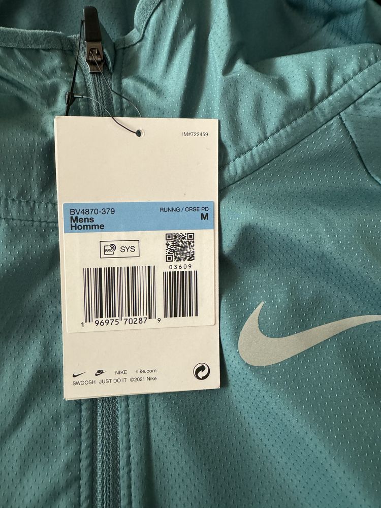 Оригінал Nike Repel Miler Turquoise Dd4746-379. Куртка ( M )