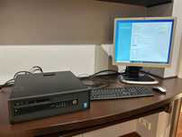 Komputer HP ProDesk 600 G1 z monitorem