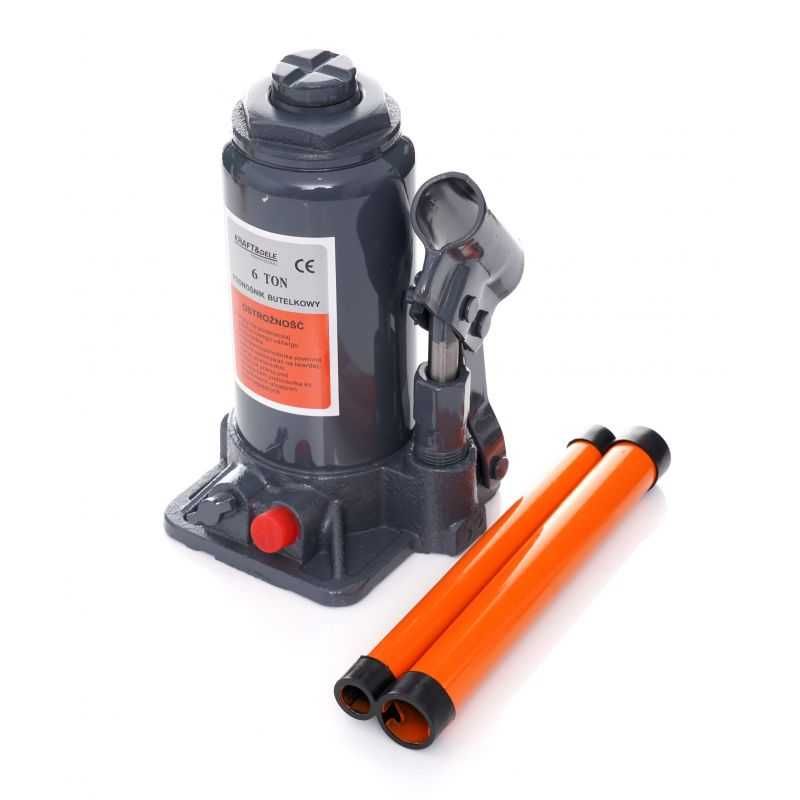 KRAFT&DELE Podnośnik Butelkowy Słupkowy Hydrauliczny Lewarek 6T KD1982