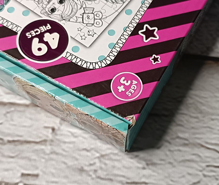 2w1 puzzle + kolorowanka L.O.L. Surprise!
