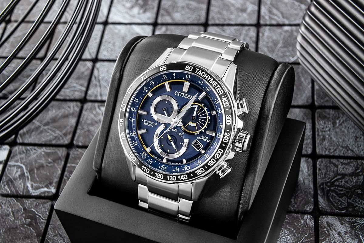 zegarek męski citizen eco-drive radio-controlled cb5914-89l + box