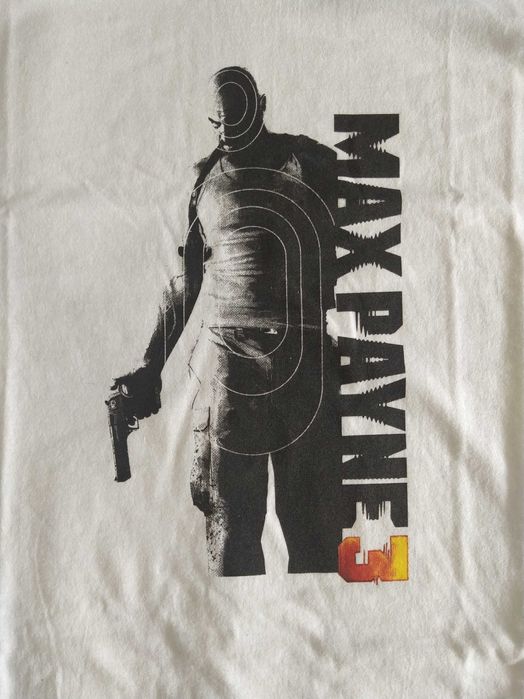 Max Payne 3 - Oryginalna Kolekcjonerska Koszulka z Preordera 2012 NOWA