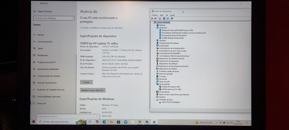 HP Omen 15-ce003np