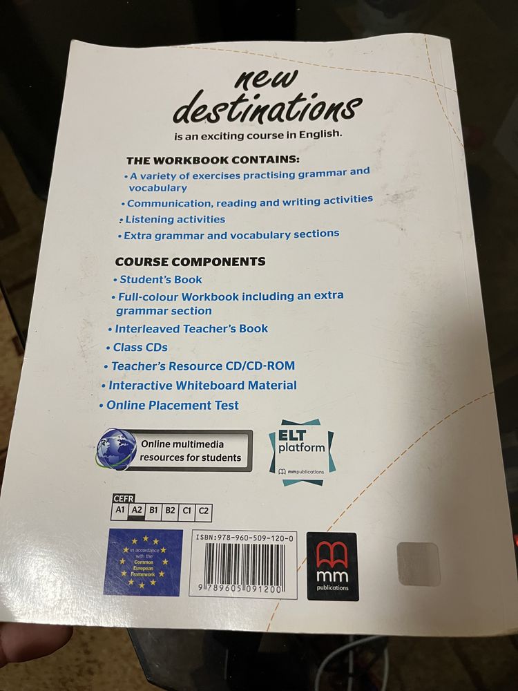 Английский new destination pre intermediate A2 workbook studentbook ра