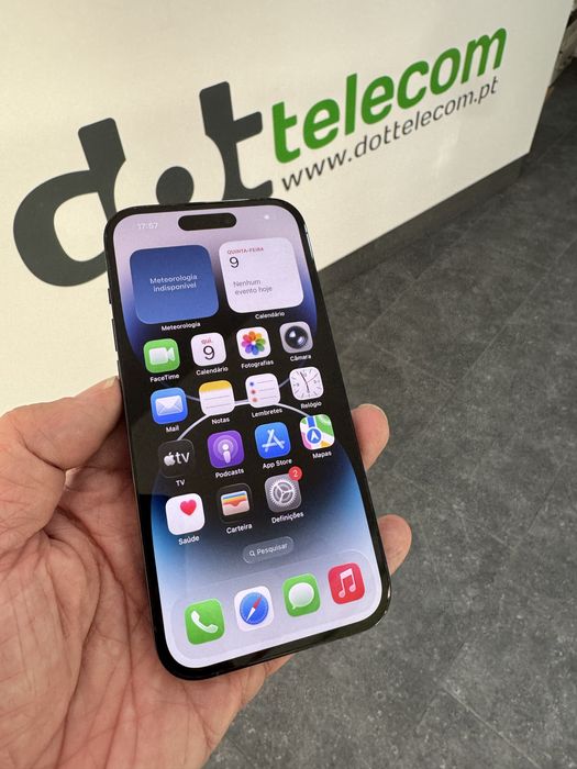 iPhone 14 Pro 128GB - Bateria oficial nova 100%