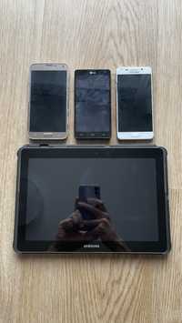 3 telefony i 1 tablet