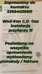 Usługi hydraulik instalacje/przyłącza Wod-kan.Co.gaz.montaż pieców gaz
