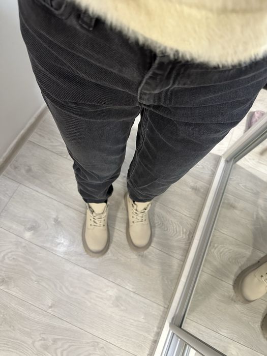 Чорні сірі джинси мом жіночі