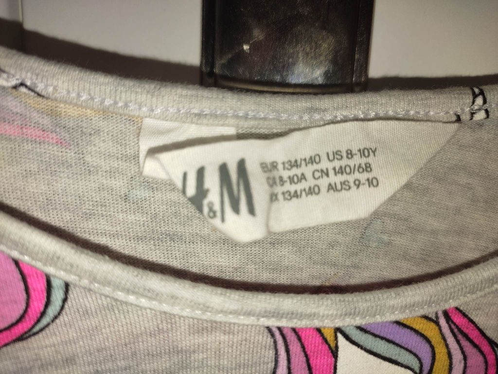 Sukienka H&M Unicorn 134/140cm