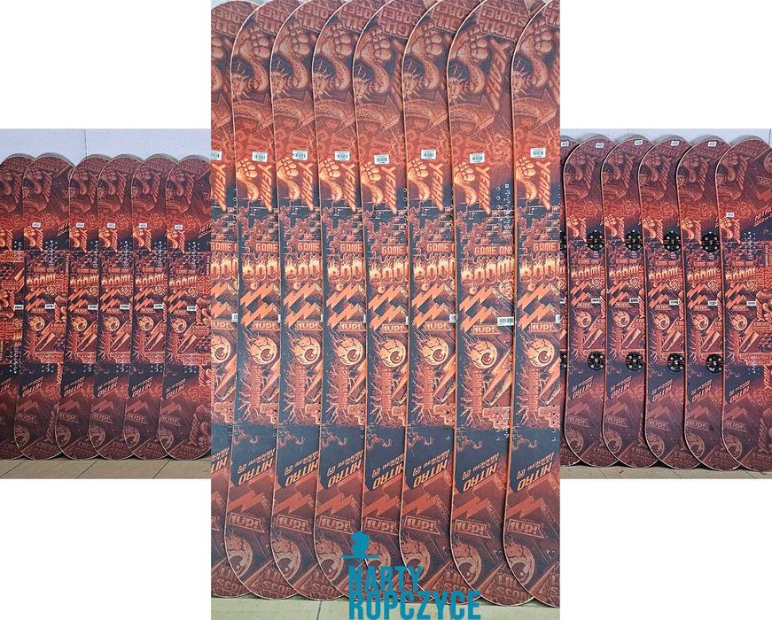 NartyRopczyce PAKIET DESKA 132 NITRO RIPPER BOOM Snowboardowa