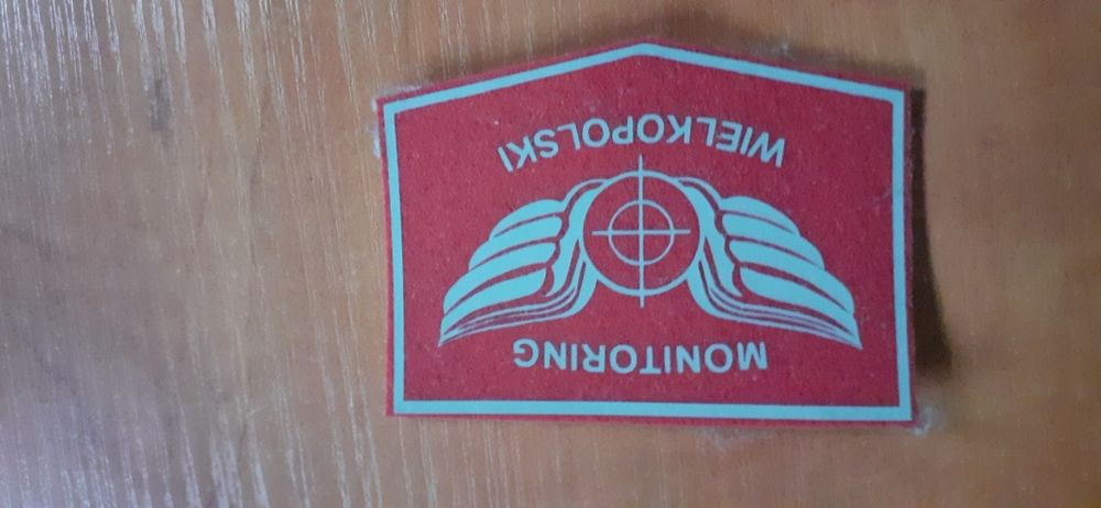 Naszywka na filcu Monitoring