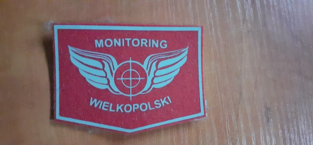 Naszywka na filcu Monitoring