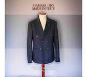 Blezer klubowy, marynarka dwurzędowa Hamaki-Ho, r52, made in Italy