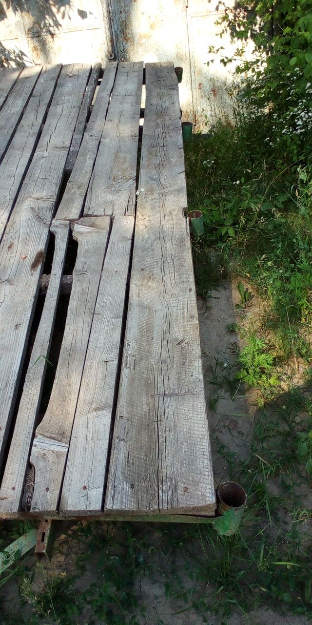 Прицеп одноосний для сіна