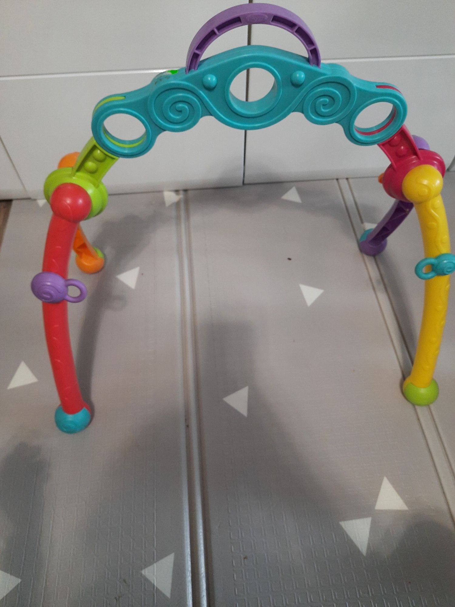 Składany stojak na zabawki babygym mostek