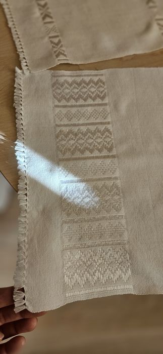 Płócienne serwety, zestaw serwetek płótno