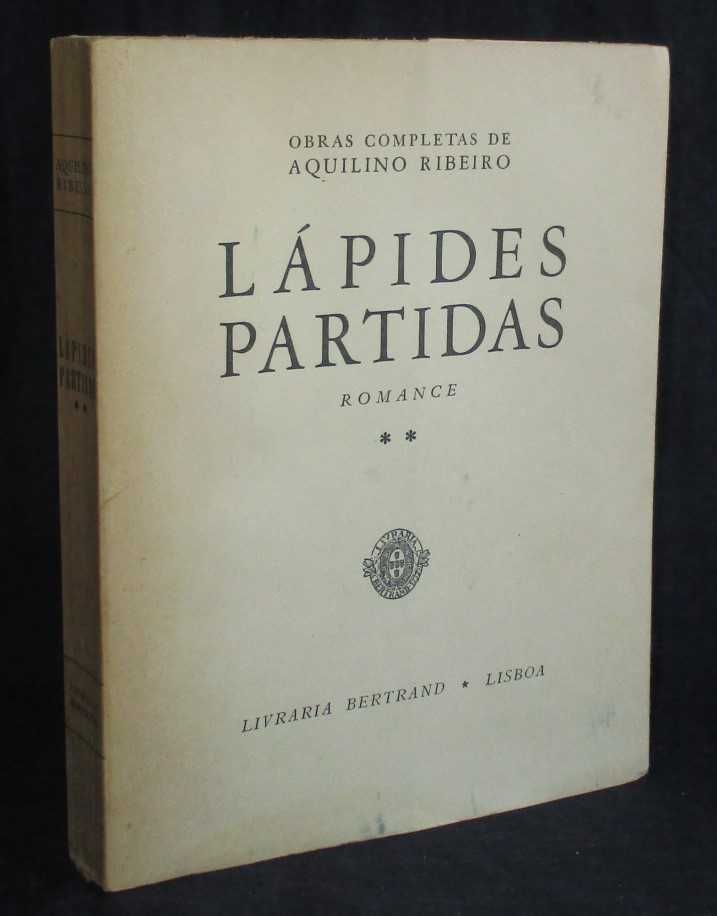 Livro Lápides Partidas Aquilino Ribeiro