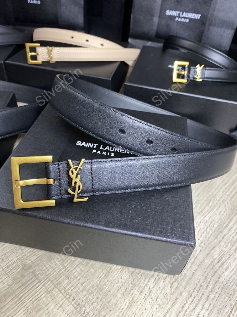 Ремінь жіночий Saint Laurent Ремень женский YSL
