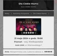 Dwa bilety na koncert "Dla Ciebie Mamo" 21.05

Czytaj więcej na: https