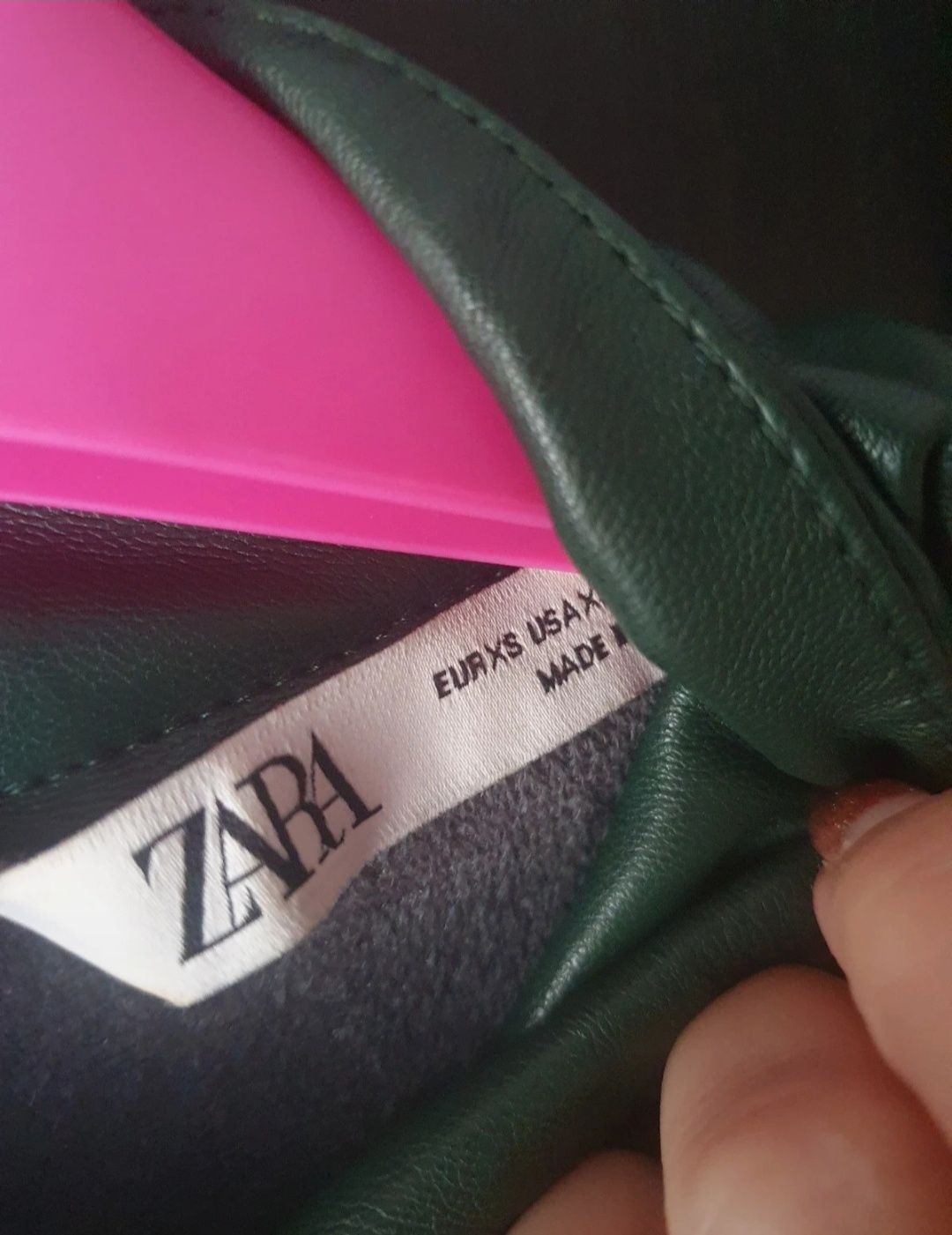 Vestido Zara ecopele