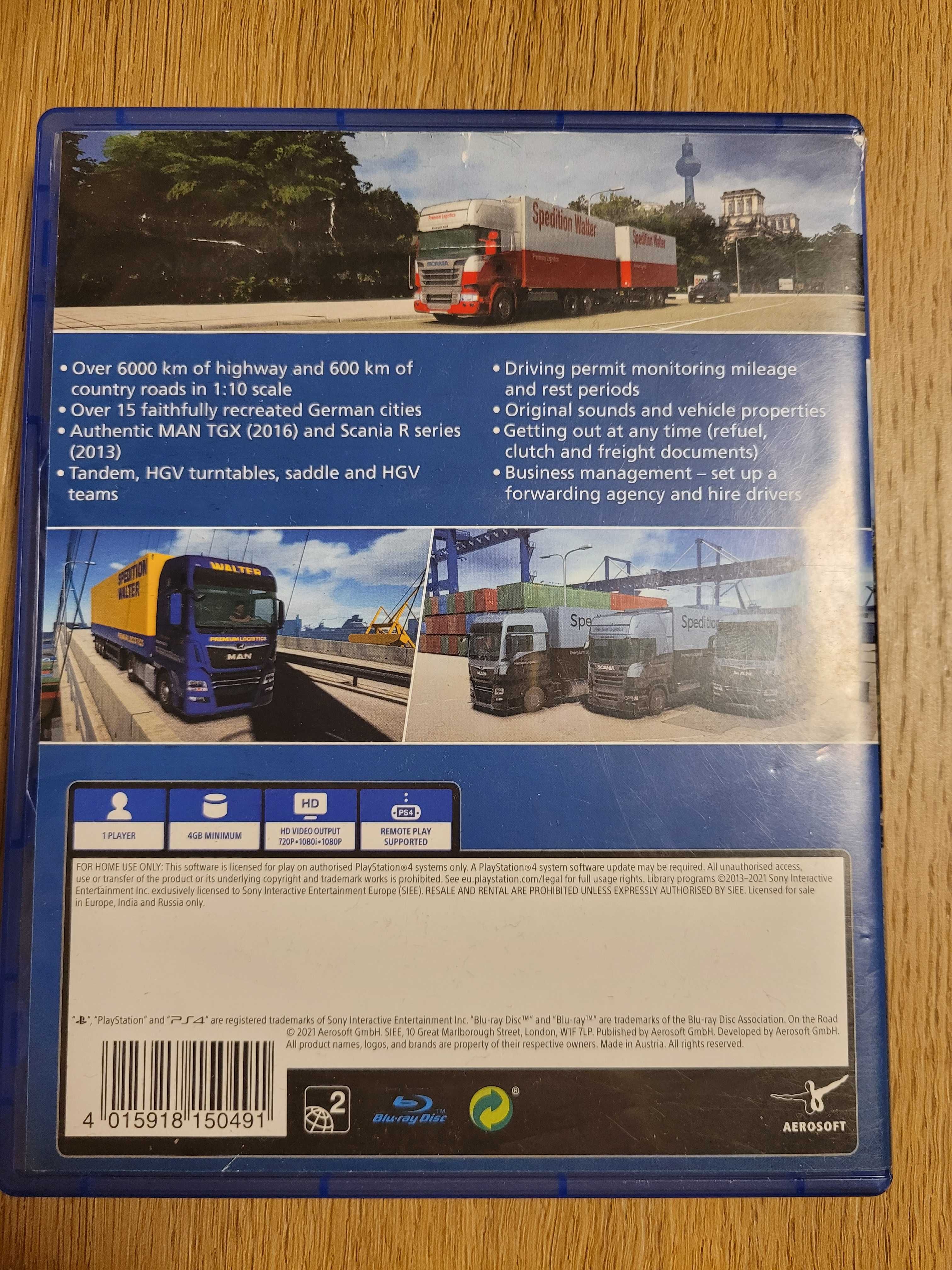 Sprzedam grę On the road truck simulator  na ps4