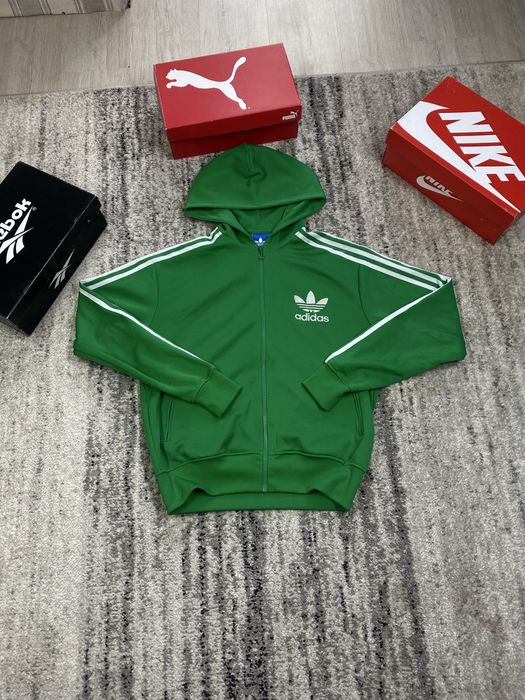 Зіп худ олімпійка Adidas Firebird casual на лампасах оригінал