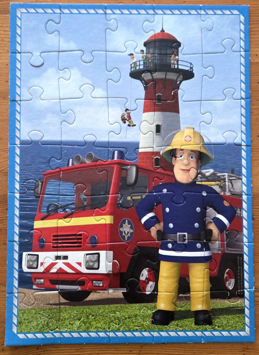 Zestaw puzzli Strażak Sam 4+ 70/54/48/35 el.
