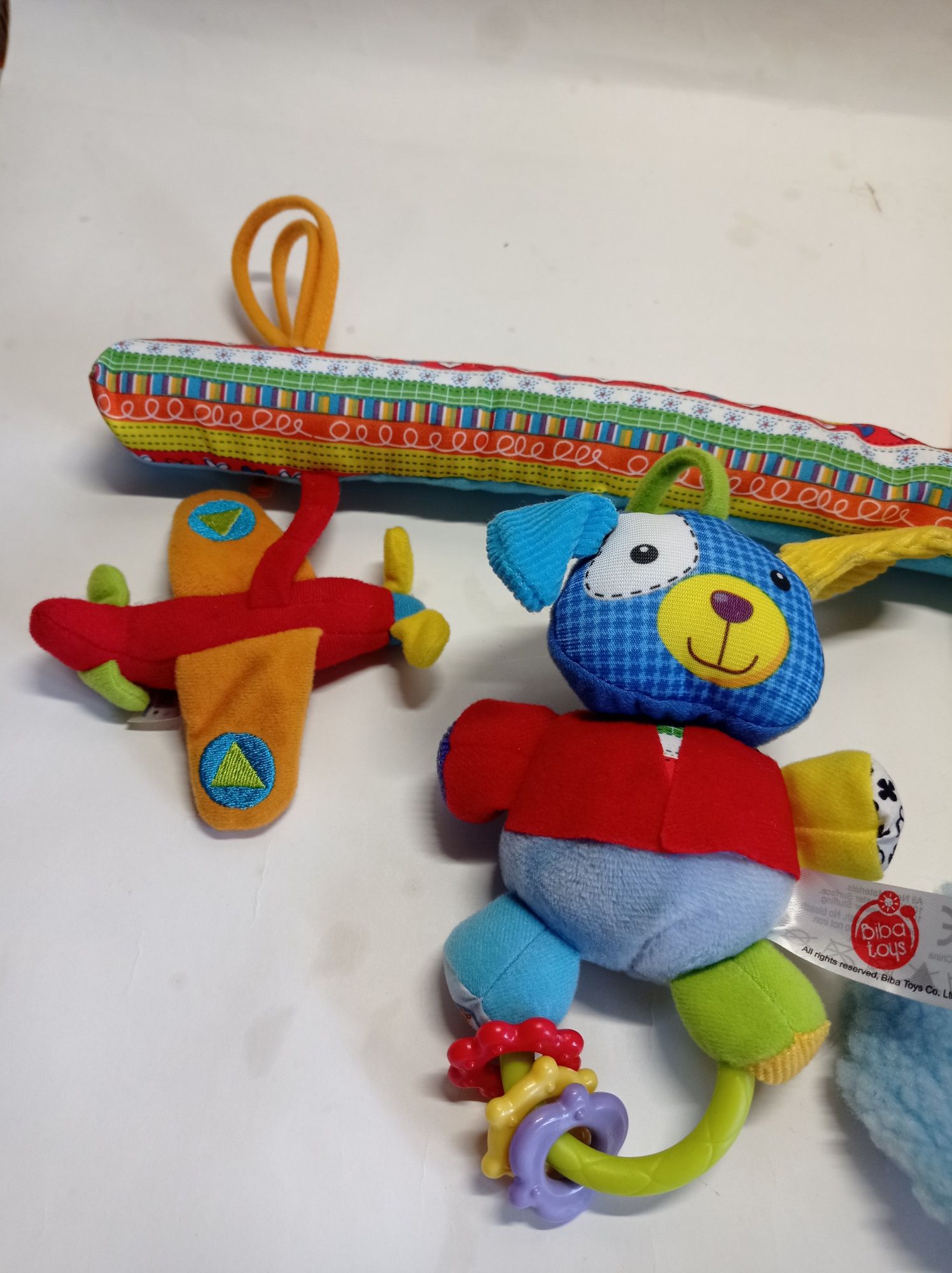 Мягкая игрушка подвеска погремушка на коляску кроватку Biba toys tiny