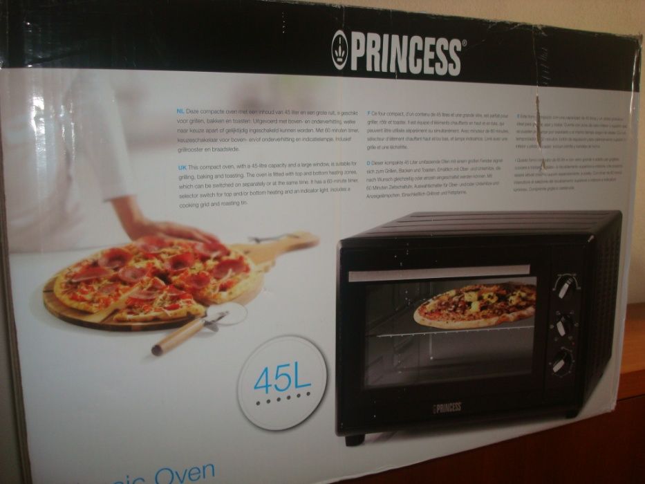 Mini-forno PRINCESS 112373 Novo/Capaci:45 L-1800W)