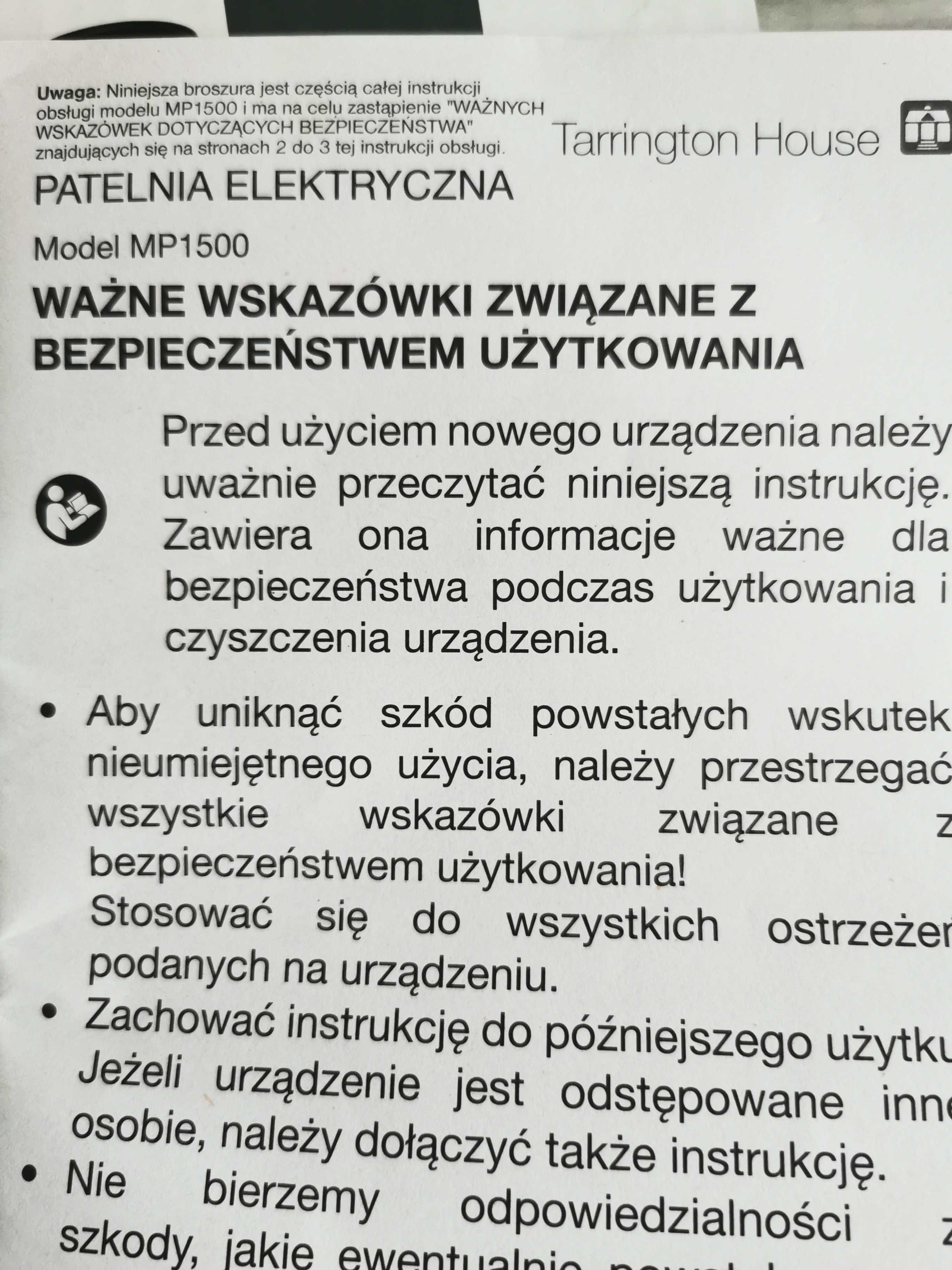 patelnia elektryczna-- gastronomia