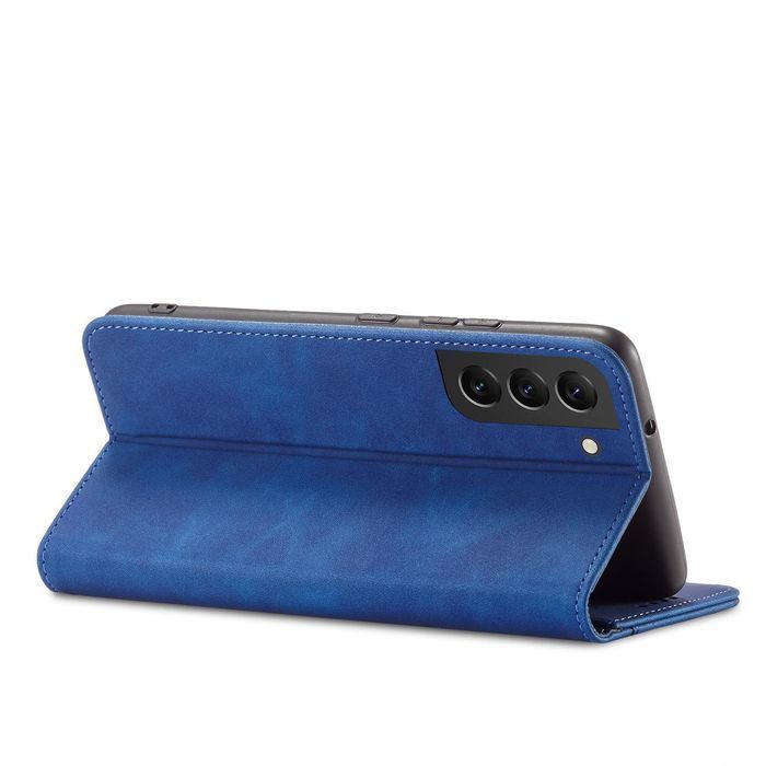 Etui Portfel Magnet Fancy Case do Samsung Galaxy S22+ - Niebieskie