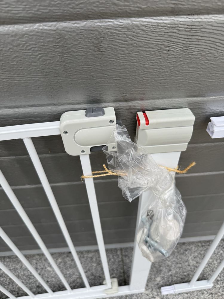 Porta de segurança para bebés com extensão