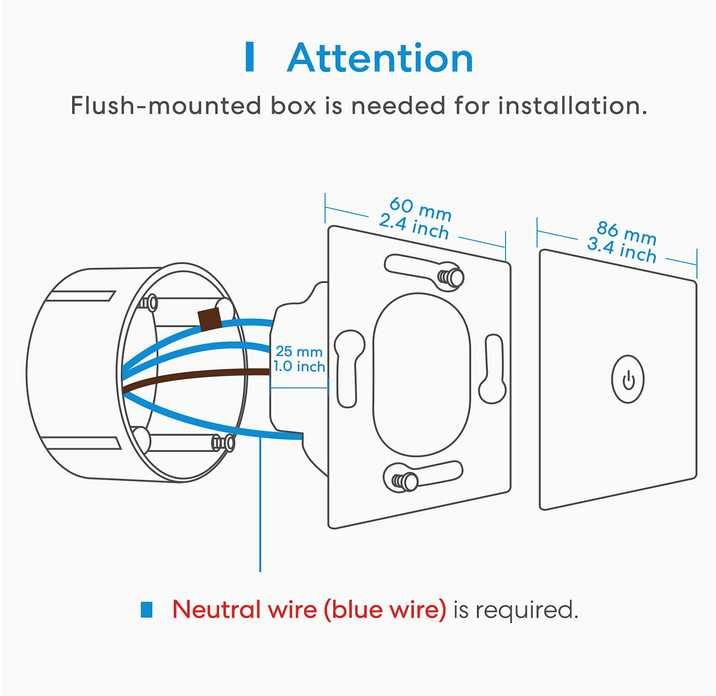 Inteligentny Przełącznik Światła kompatybilny Alexa Google Home Meross