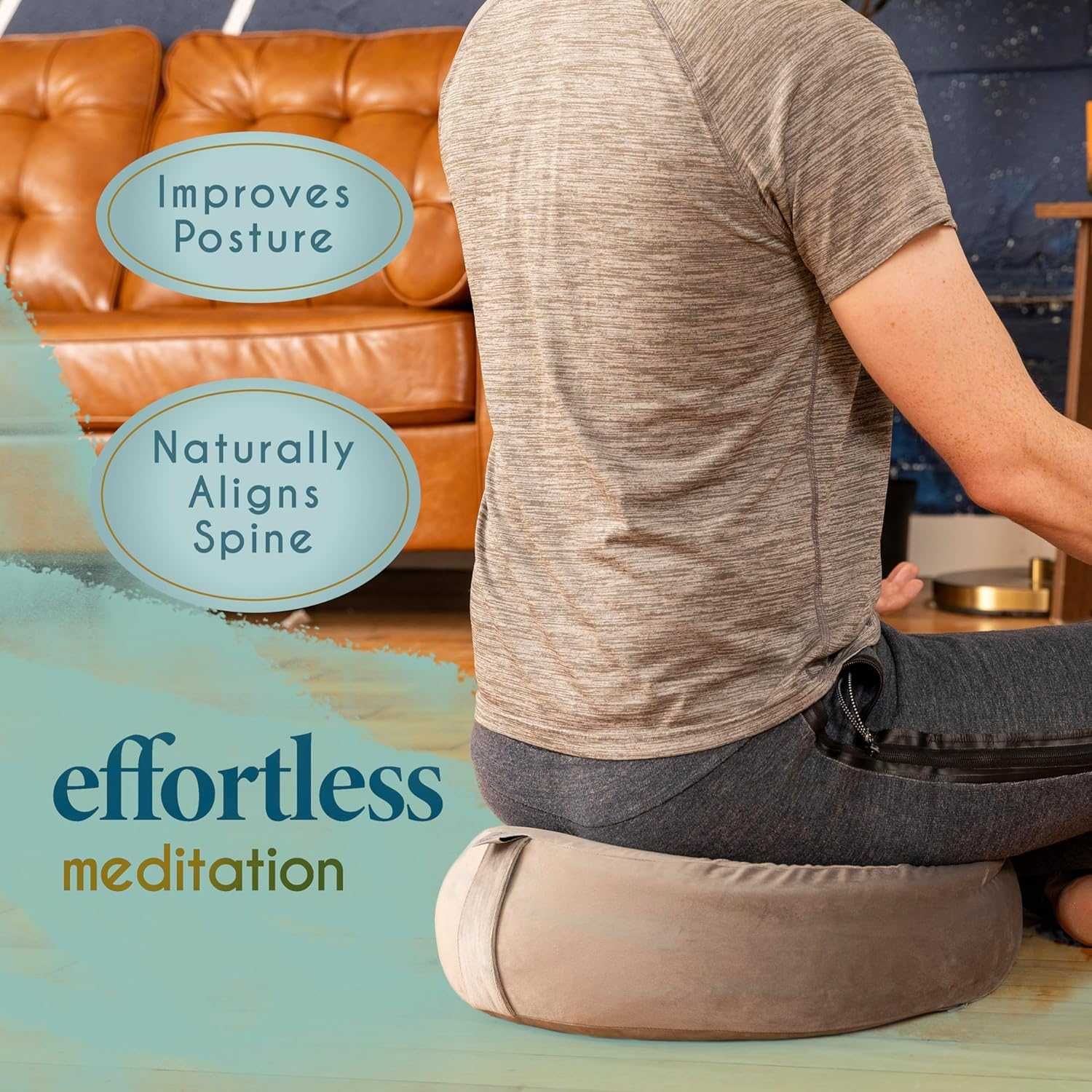 Poduszka do medytacji Florensi wys jakości poduszka gryczana do jogi