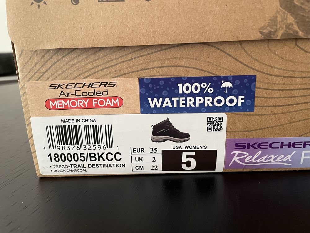 Botas Skechers impermeáveis
