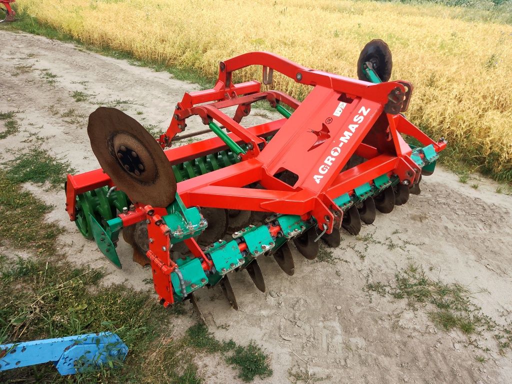 Talerzowka 3m Wał daszkowy rurowy Grano system brona talerzowa Agr
