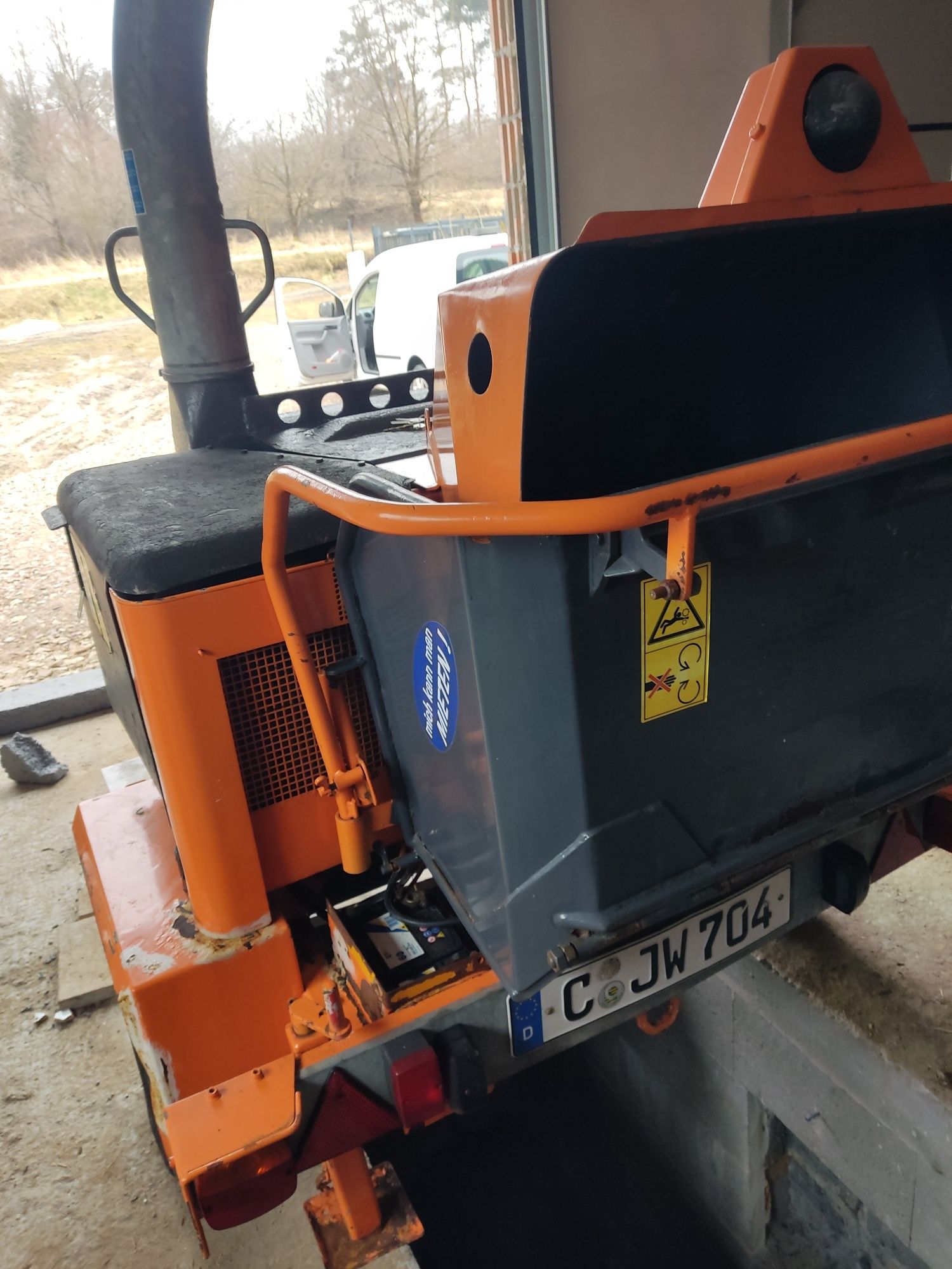 Rębak rozdrabniacz spalinowy Schliesing 105mx kubota 3 cylindry!!!