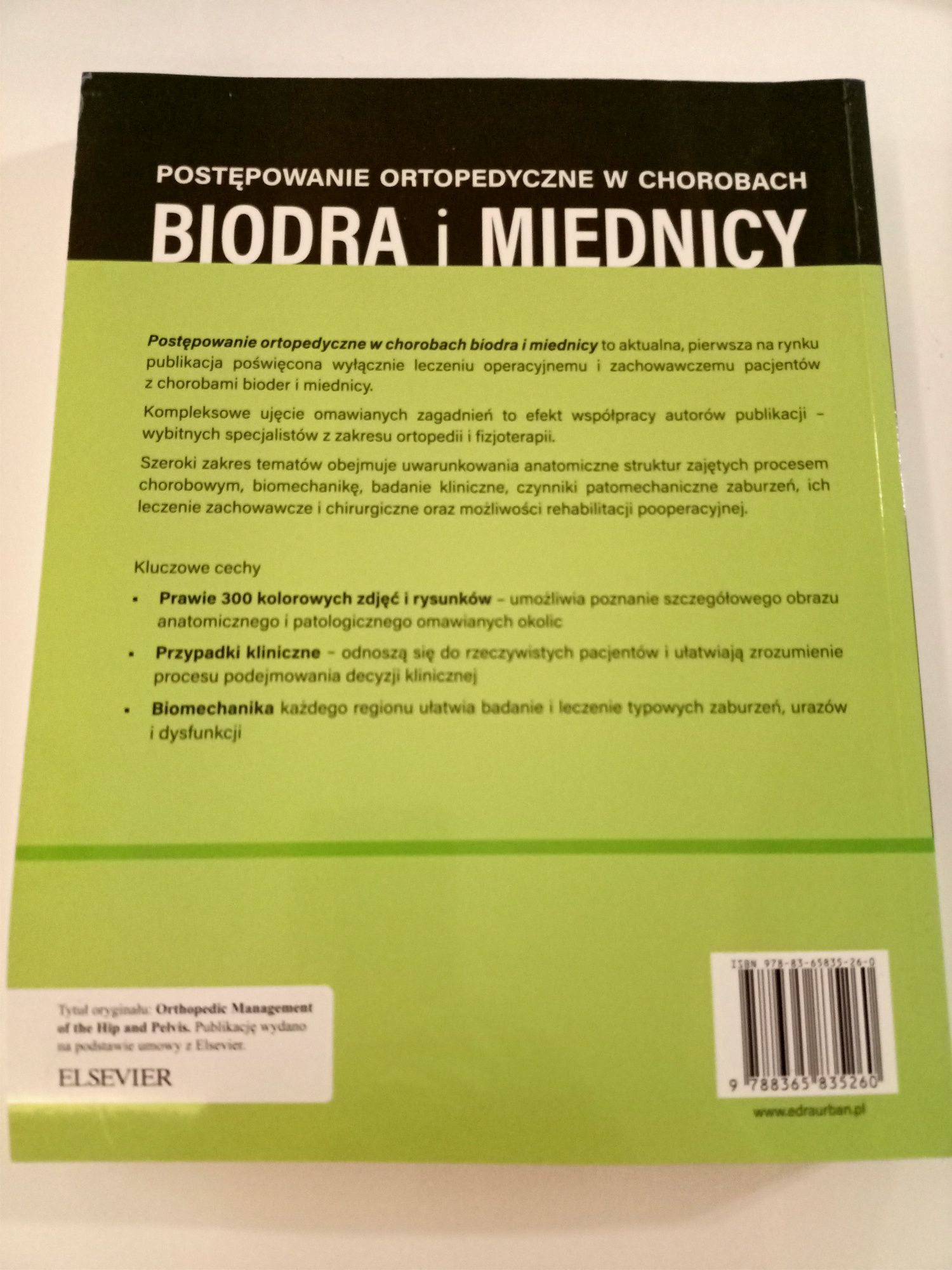 Postępowanie ortopedyczne w chorobach biodra i miednicy; Marczyński