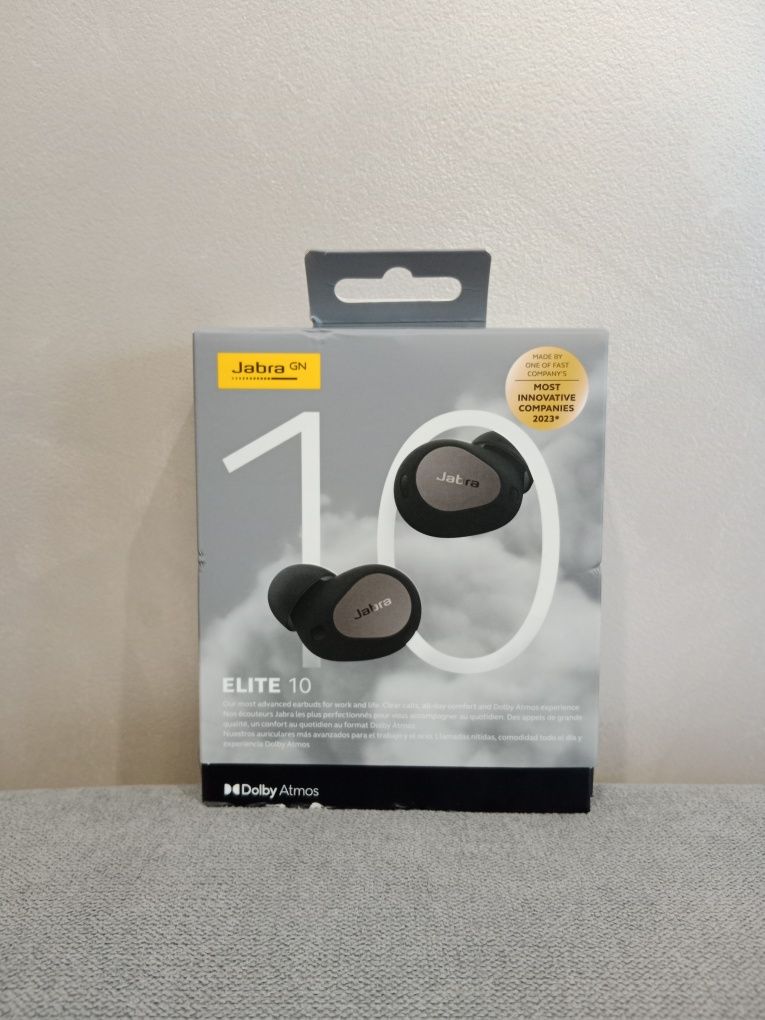 Навушники Jabra Elite 10 Titanium Black Bluetooth ANC