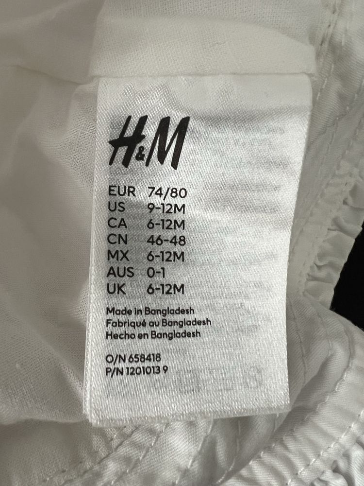 Kapelusz przeciwsloneczny H&M rozmiar 74/80