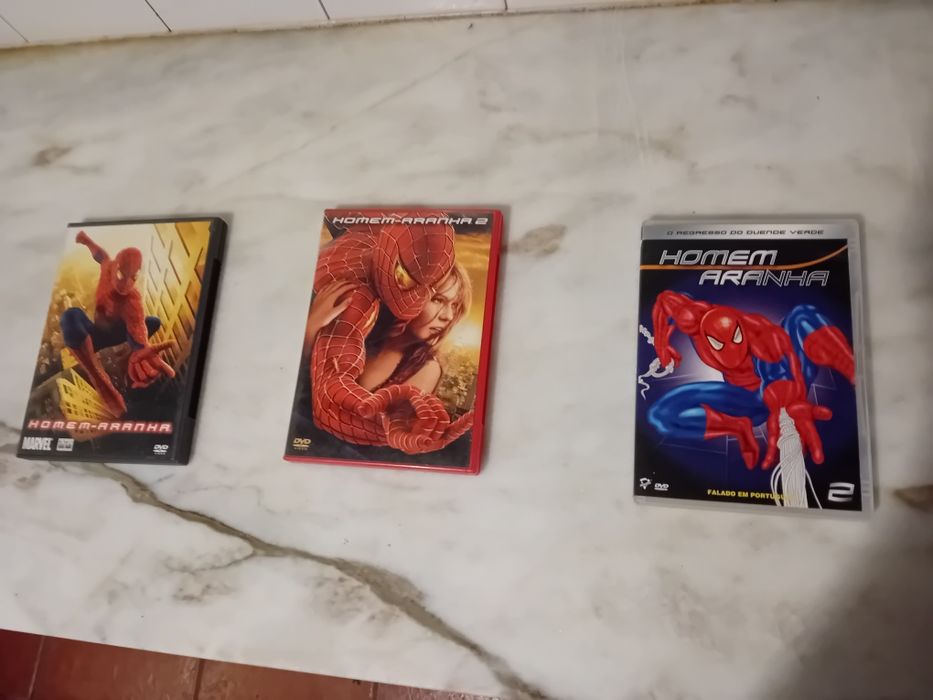 Conjunto de 3 Dvds Homem Aranha