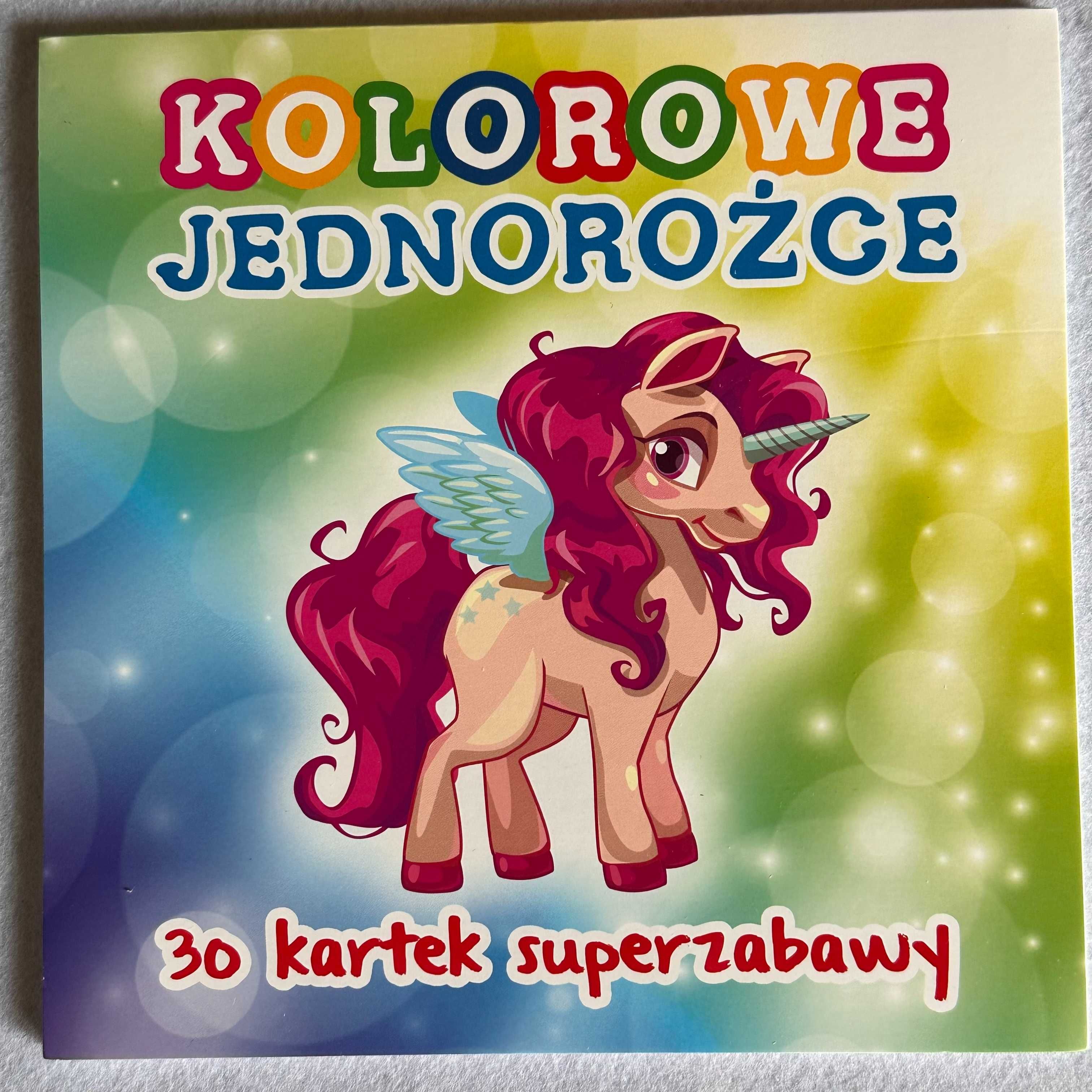 Jednorożec kolorowanka dla dzieci 30 malowanek